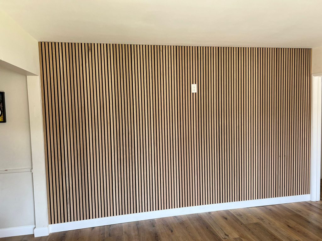 paneelwand van natuurlijk eikenhout usa