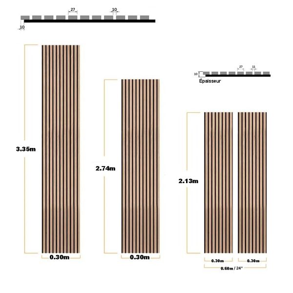 slat space size